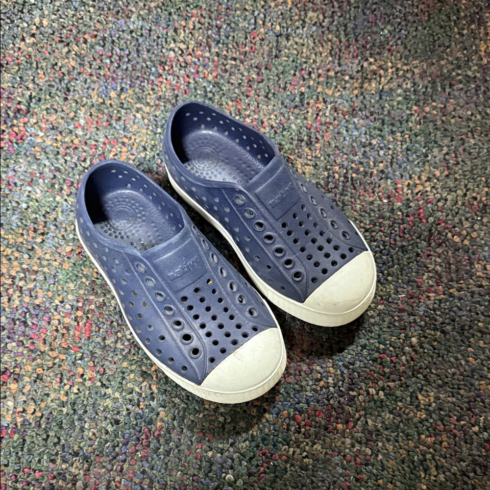Kids Navy Slip-On Native Shoes